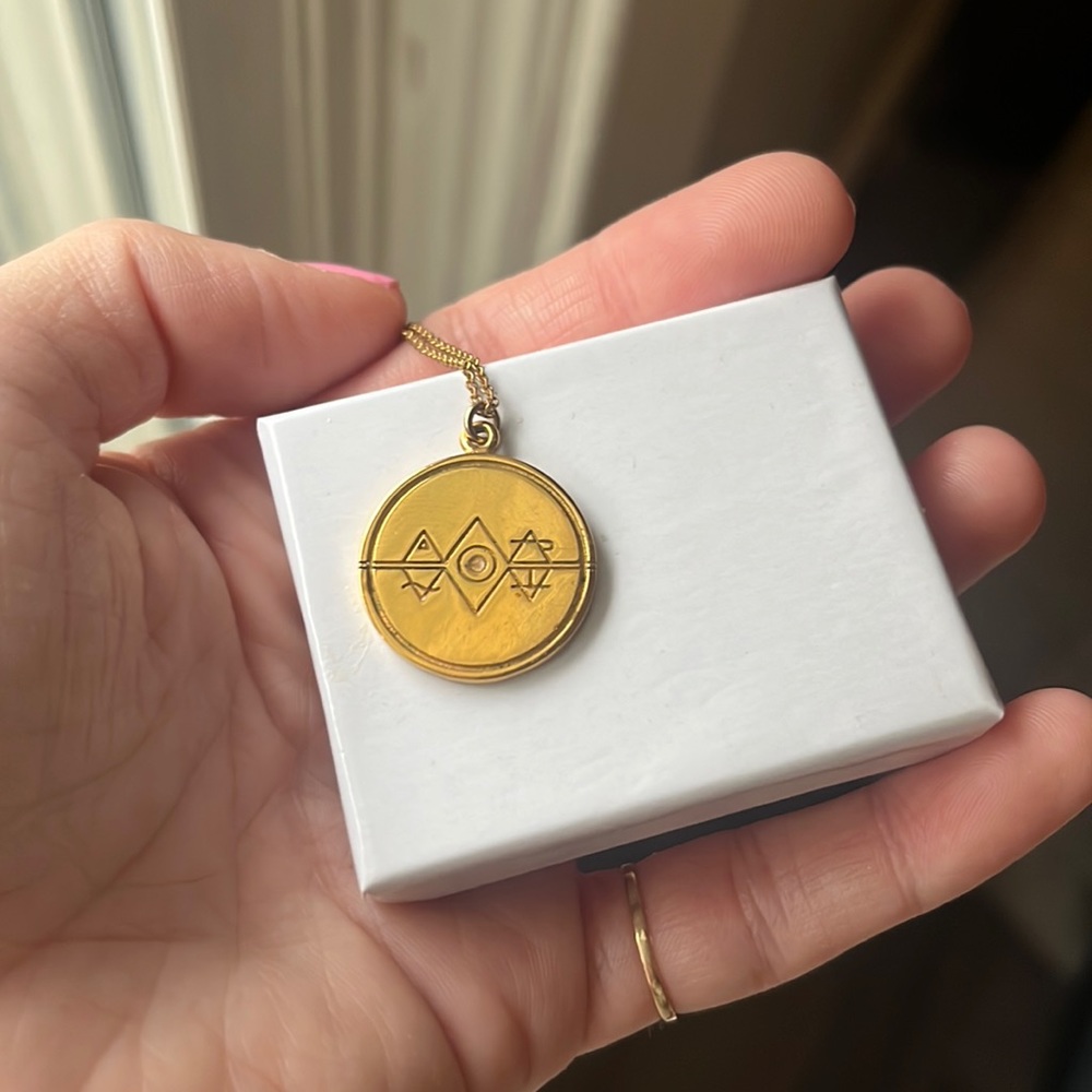Alona Gold Plated Pendant Necklace